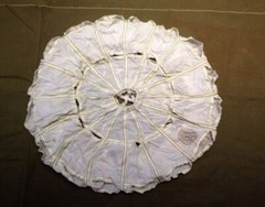 1PC Aerospace Vintage Military Supply Drop Parachute Diameter 0.83m/2.72Ft