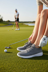 Tommy Bahama Women’s Golf Shoes Slip on Laces Comfort Grey Women’s Size 9.5