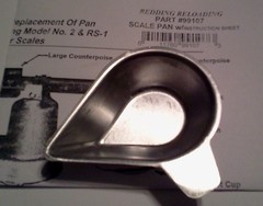 99107 REDDING MODEL NO. 2 SCALE REPLACEMENT PAN – BRAND NEW