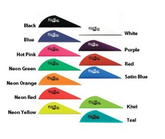 Bohning Blazer Vane 2″ 100pk Arrow Fletching Mix & Match 13 Colors Red Blue Pink