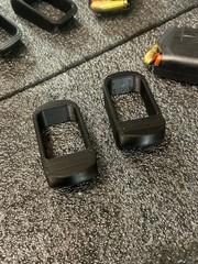 (Pack of 2) Magazine Sleeve Spacer for Glock 17 17rd mags in Glock 19 Frame