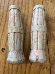 Vintage Multi Color Coke Bottle Hand Grips JC Higgins Rollfast Hawthorne Western
