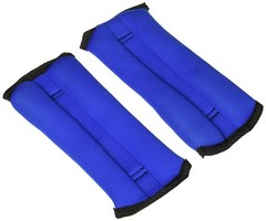 Tone Fitness Ankle/wrist Weights, 1 Lbs Pair – Blue 1 Lb – Pair, Blue/black