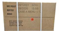 Authentic 2026 Inspection MREs – Case A, B or Both! Military Meals Ready To Eat