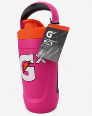 Gatorade Gx Performance Jug 64 oz Pink Orange W/ Fence Hanger BPA Free