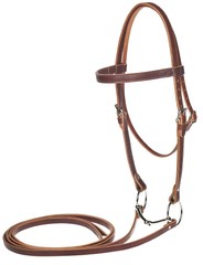 WEAVER DRAFT SIZE LEATHER BRIDLE SUNSET BROWN WESTERN WORKING HORSE TACK