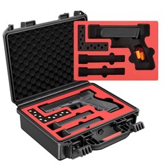 Glock Hard Case TSA Approved IP67 Waterproof G17/G19/G43/G45 Lockable Black
