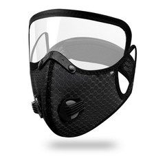 Reusable Carbon Filter Dust Mask with Adjustable Goggles, With 5-Layer Filter ++