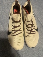 Nike Zoom Vaporfly Men’s Beige Black Red Mesh Running Shoes Lightweight