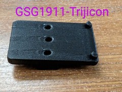 Red Dot Sight mount plate for GSG 1911 CA fits RMR Trijicon footprint RD