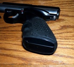 SLIP ON BLACK GRIP GLOVE SLEEVE for Crosman 1322 1377 2240 2300 Marauder Pistol