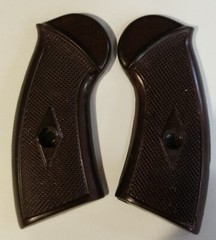 Clerke First revolver grips .22/.32 black russet plastic
