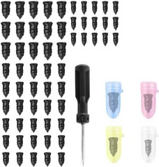 Screw in Tire Plugs 60PCS Kit – 4 Sizes (15XL, 15L, 15M, 15S) for Emergency