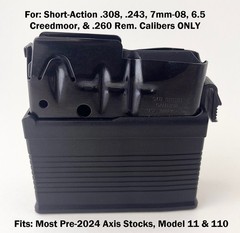 NEW 10 Round Magazine – fits Savage GEN 1 AXIS, 10, 11, 110 .308 .243 6.5 Creed