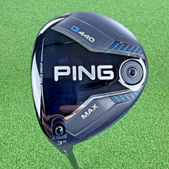 Ping G440 Max 3-Wood LH 15° Loft Alta CB 65 Senior Flex Shaft CP2 Wrap Grip + HC