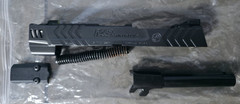 USED S&W MP9 SHIELD OR SHIELD PLUS BLACK CARRY COMP SLIDE KIT OPTIC READY 14579
