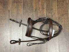 Horze Sion Leather Horse Bridle with Reins Brown Pony New With Tags New With Tag