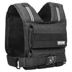 High-Durability Adjustable Weight Vest 35lb Total 1000D Nylon Sweat Wicking