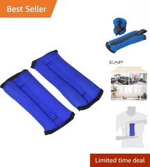 Adjustable 1 Lbs Blue Ankle/Wrist Weights – Perfect for Enhancing Workouts
