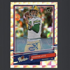 JORDAN LOVE 2020 Donruss #TR-JL The Rookies Auto /199 RC PACKERS