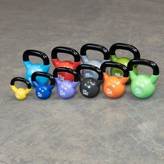 Body-Solid Vinyl Dipped Kettlebells and Sets, from 5 to 50 lb.