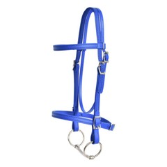 HORSE SIZE- READY MADE – Royal Blue ENGLISH BRIDLE Made from BETA BIOTHANE