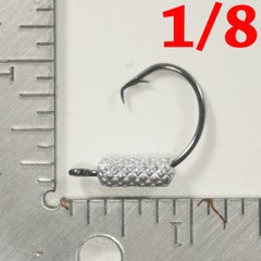 1/8 oz. YELLOWTAIL WEIGHTED CIRCLE HOOK JIGS 4/0 Mustad Hook (25 or 50 pack)