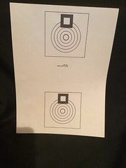 100 yd. Bench Rest Shooting Target 50 Sheets