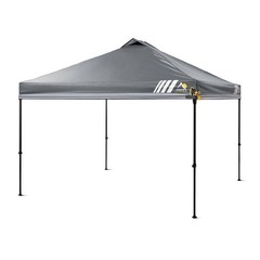 GCI Outdoor LevrUp Canopy 10x10ft Mercury Gray Levr Lock UV-Resistant with bag