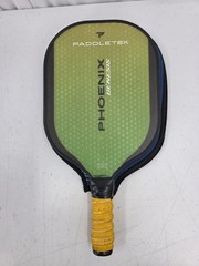 Paddletek Phoenix Genesis Pickleball Paddle With Soft Case Green