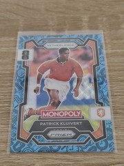 2026 Panini Prizm Monopoly FIFA World Cup Patrick Kluivert Blue Wave #72