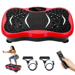 EVOLAND Vibration Plate 330LB Full Body Lymphatic Drainage Weight Loss Men Women