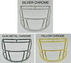 MINI FOOTBALL HELMET CHROME FACEMASK-METAL-SPEED HELMETS