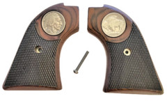 «Buffalo» Heritage Arms Rough Rider 6 & 9 Shot Grips Checkered Rosewood NEW