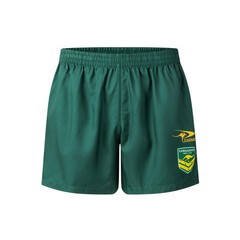 Australian Kangaroos 2026 Training Gym Shorts Sizes XS – 7XL Green NRL Classic