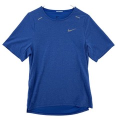 Nike Dri-FIT Running Shirt Mens Small Blue Reflective CJ5420-481 Lightweight NWT
