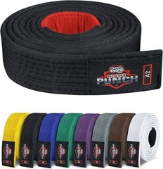 RP Brazilian Jiu Jitsu BJJ Belt Adult Kids Martial Arts Rank Belt Durable Cotton