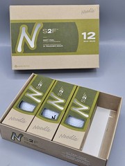 TaylorMade Noodle S2F Golf Balls 9 Balls 3 Sealed Sleeves White Soft Feel