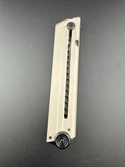 LUGER P08 8 ROUND 9MM STAINLESS STEEL MODERN MAGAZINE WITH BLACK BASE