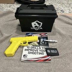 USCCA Kit w/ Plastic Training Glock USB Bullet & Ammo Case & Booklet & Patch