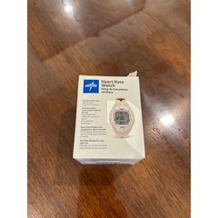 Medline Heart Rate Watch Activity Tracker Step Calorie Counter Tan Digital New