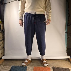 Tommy Jeans Mens XL Jogger Sweatpants Navy 100 Cotton Elastic Waist Cuffed India