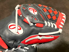 Rawlings Japan Glove HOH Heart of the Hide RHT 11.75 Pitcher Navy/Scarlet Rare