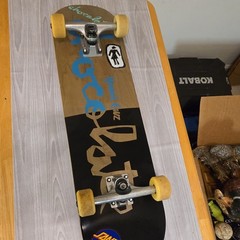 Chocolate Youness Amrani Santa Cruz Complete Skateboard Yellow Wheels