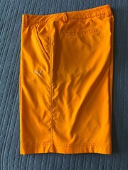 Puma Golf Men’s Dry Cell 100% Polyester Orange Flat Front Shorts Size 36