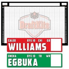 Fantasy Football AUCTION Draft Board Kit – NEW for 2026 – Stickers & Board