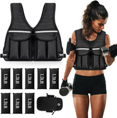 Prodigen Adjustable Weighted Vest, 0-10 Lb/0-12 Lb/0-18 Lb Weight Vest for Women