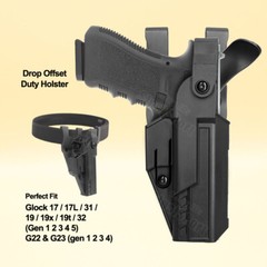 G23 level 3 Duty Holster Fit Glock 31 32 19 19X 17 17L 44 45 Gen5 Glock 22 23