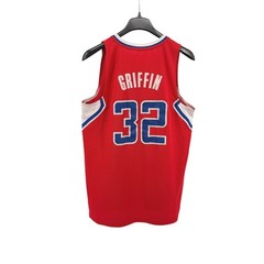 Adidas NBA Basketball Jersey Mens Medium Pre-Owned Red Blake Griffin Clippers 32