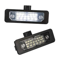 LED License Plate Light Lamp Assembly Compatible with Mustang Black PCB board